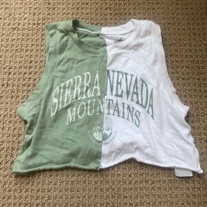 Hollister crop top. 100 percent cotton. Extra small.